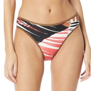 NWT Vince Camuto Printed Reversible Bikini Bottom Size M